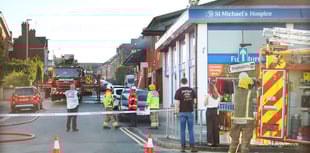 Fire hits centre of Wye Valley town