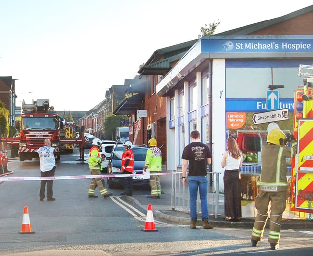 Fire hits centre of Wye Valley town