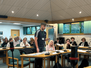 Students stage Mock Parliament