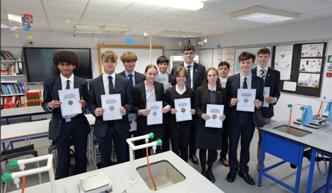 Monmouth students triumph at Royal Chemistry Olympiad