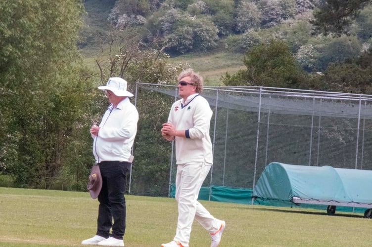 Aston Ingham's Tim Dulson claimed a wicket in his first over in the derby at Corse & Staunton.