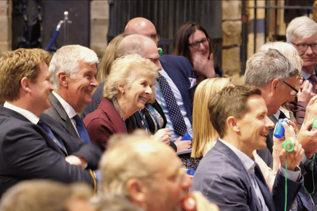 Dame Jane Glover applauds young musicians