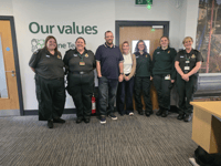MP praises call handlers after centre visit