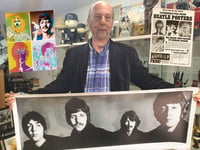 Rare Beatles posters from 1968 acquired by Ross shop