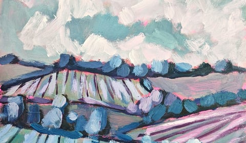 Vibrant art on show in Newnham-on-Severn