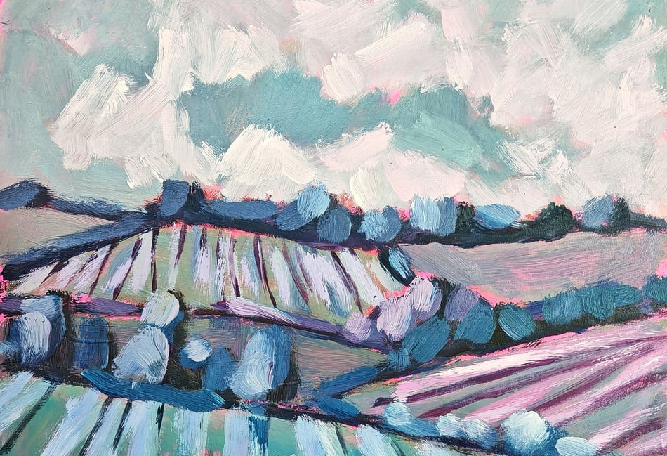 Vibrant art on show in Newnham-on-Severn