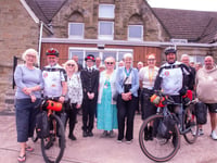 Mike and Paul complete epic ride for Brody's Trust