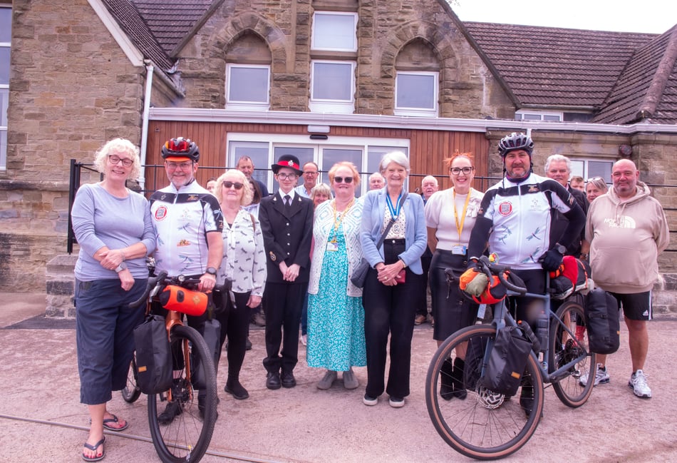 Mike and Paul complete epic ride for Brody's Trust