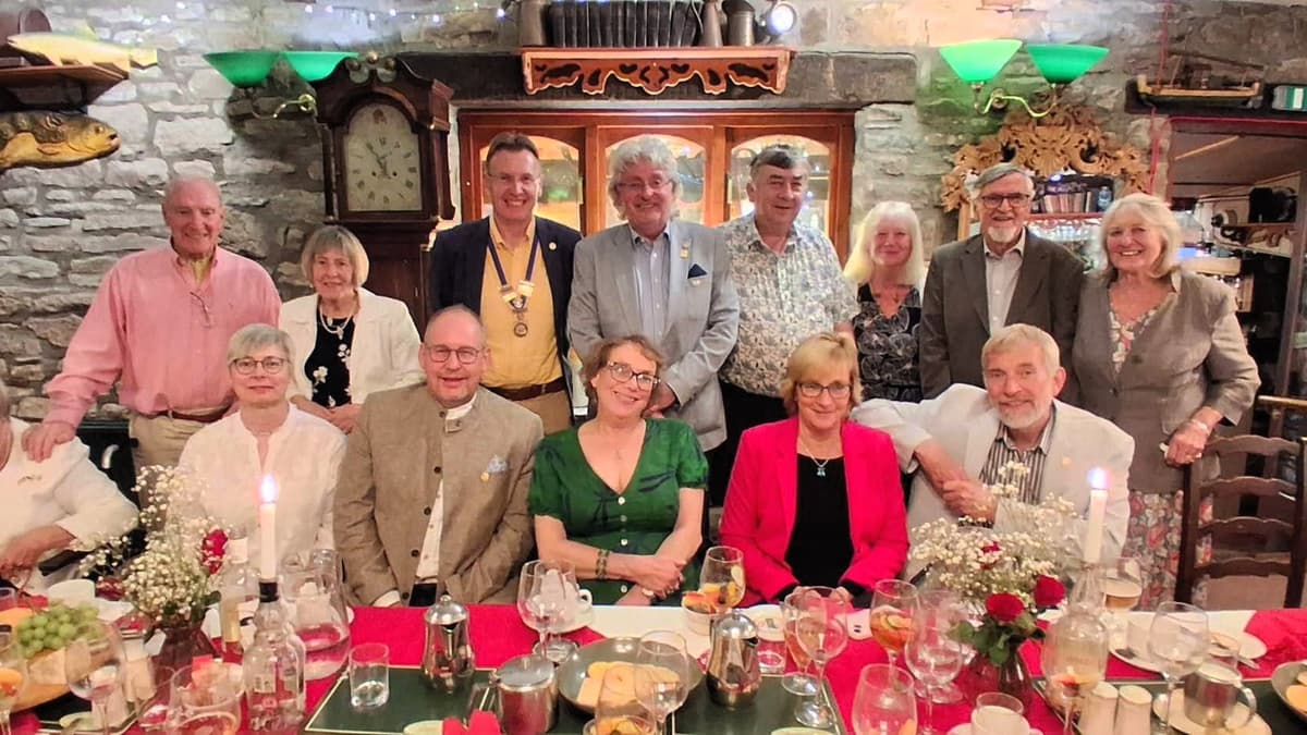 Chepstow Rotary Club hosts its German friends