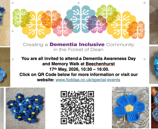 Forest of Dean Dementia Awareness Day and Memory Walk details