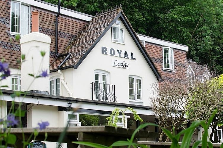A falling boulder damaged the roof of the Royal Lodge kitchen, forcing the venue to temporarily close