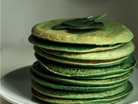 Quick and easy spinach pancakes recipe