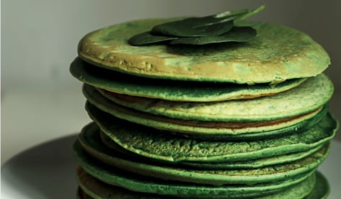 Quick and easy spinach pancakes recipe