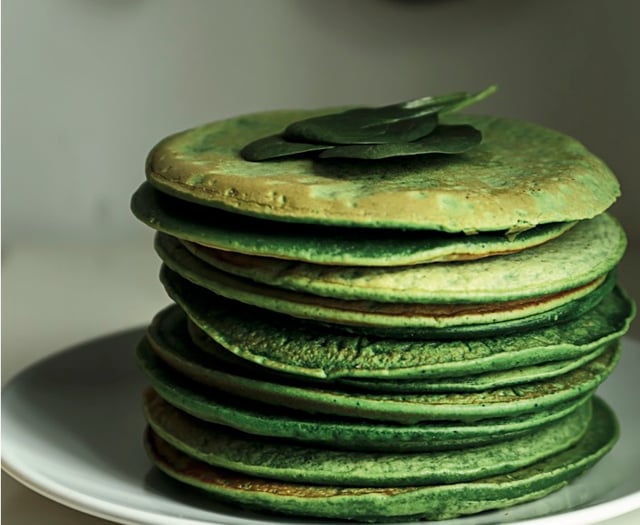Quick and easy spinach pancakes recipe