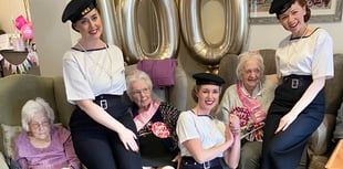 Triple centenarian celebration in Longhope