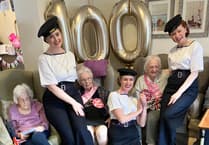 Triple centenarian celebration in Longhope