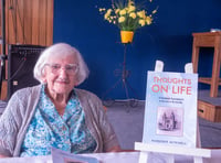  Marjorie puts "Thoughts" into book at age 103