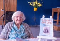 Marjorie puts "Thoughts" into book at age 103