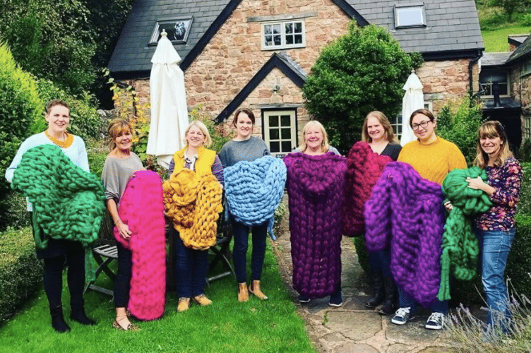 Participants will have the chance to learn arm knitting and create their own chunky knit blankets at workshops in the Forest of Dean this autumn.