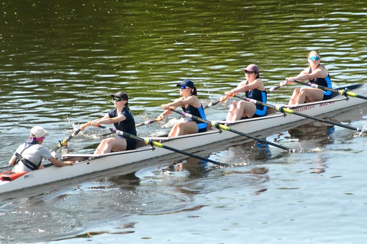 Monmouth Comprehensive's boat storms to the finish
