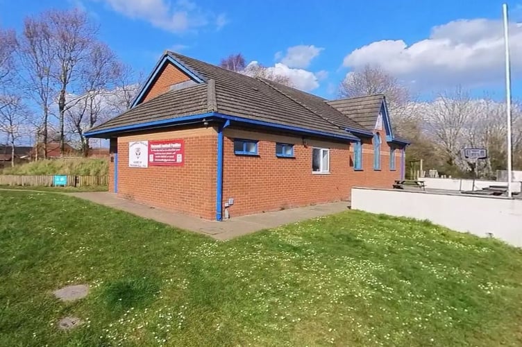 Thornwell Pavilion was used by the local football club until they were evicted