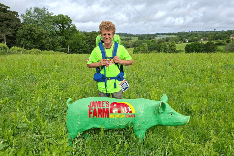 Kieran embarks on 230 mile walk for Jamie's Farm