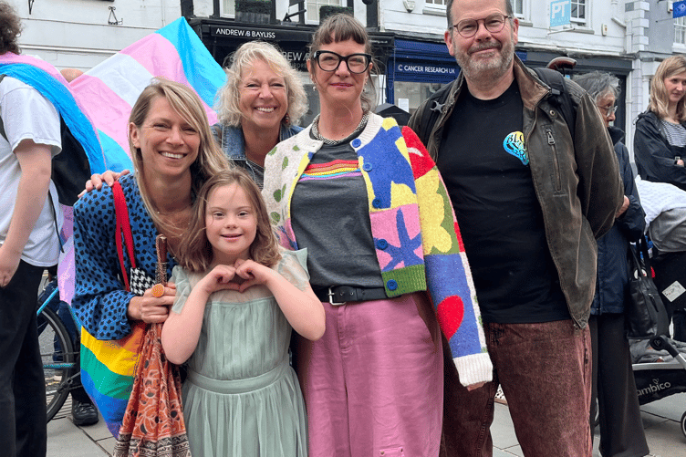 Lots of people attended this year's Monmouth Pride event.