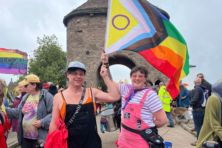 Lots of people at this year's Monmouth Pride