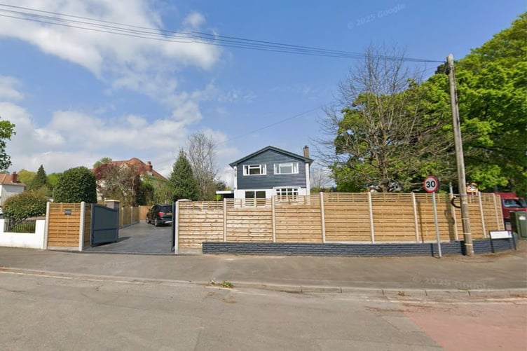A family in Chepstow's St Lawrence Road has been told to take their fence down