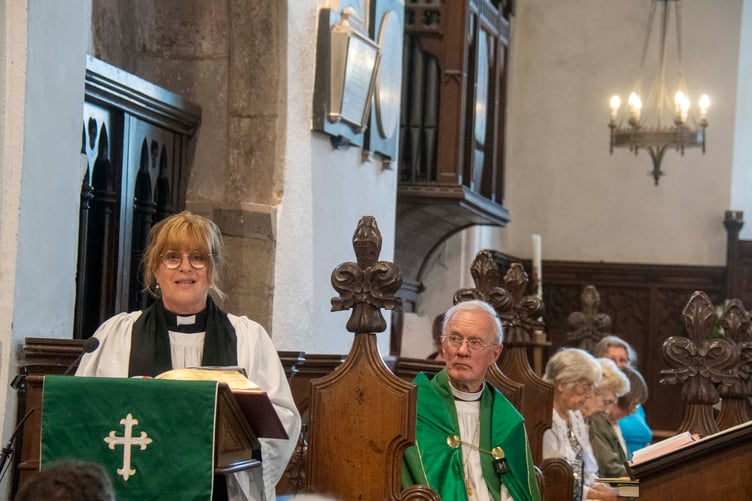 Rev Nicki Bullivant, whose family have worshipped at the church for four generations.