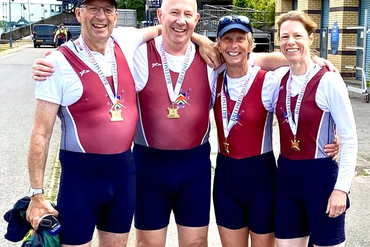 Winners are grinners for Monmouth's rowers