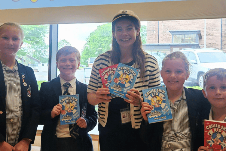 Emma Swan visits Haberdashers' Monmouth School