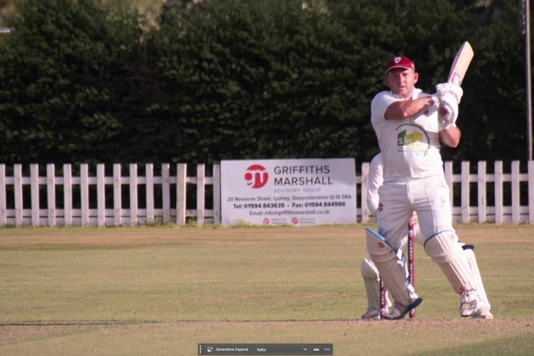 Tom Worgan hits the winning runs for Lydney.