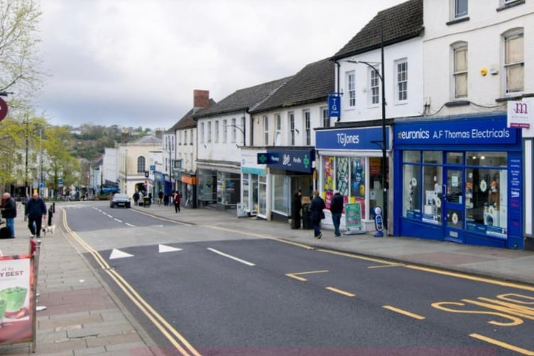 The TG Jones store in Chepstow is being sold.