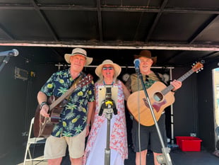 Sunshine and sounds at Coleford Busking Festival