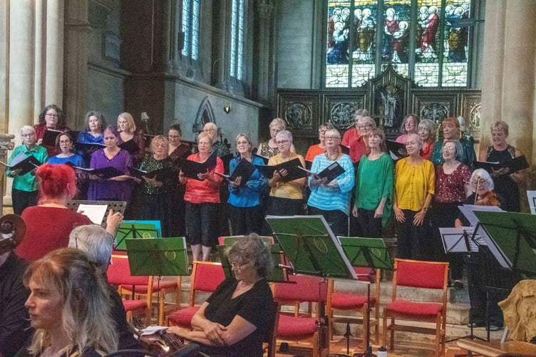 The Chepstow Chatelaines performing Elgar’s The Snow