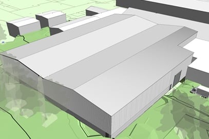 Lucozade Ribena Suntory Ltd wants permission from district planners to extend a warehouse at their The Royal Forest Factory in Rock Lane, Coleford
