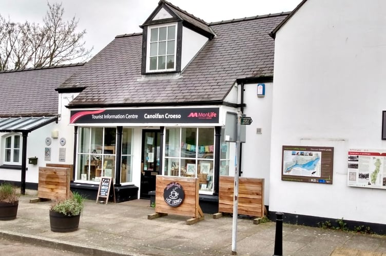 The tourist information centre beside Chepstow Castle