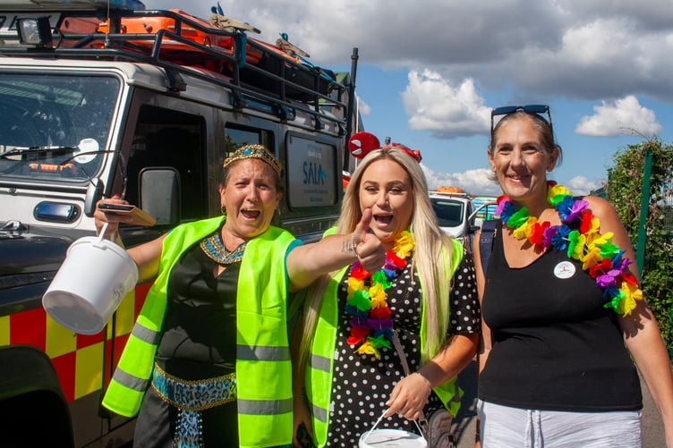 Carnival organisers Tanya Cziraki, Jess Holley and Louise Jones.
