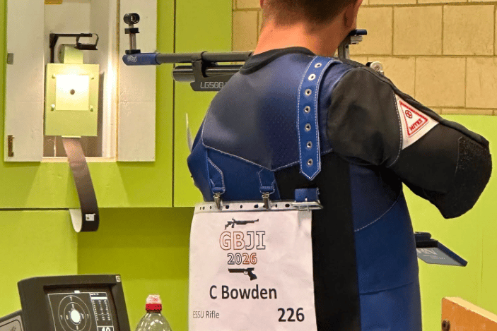 Charlie Bowden takes aim at another medal