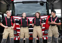 Firefighters' mountainous charity challenge