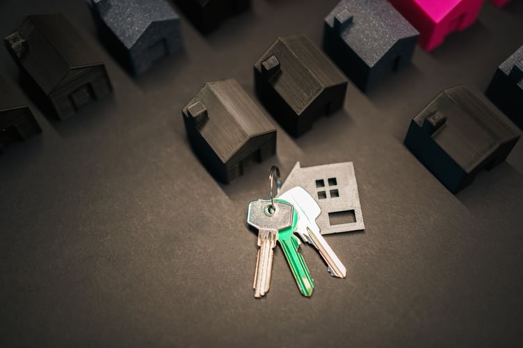 House keys stock image