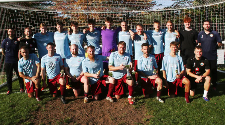Winners Harrow Hill A with the West Dean Charities Cup.
