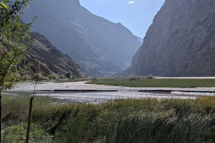 Beautiful scenery on the Great Silk Road Run